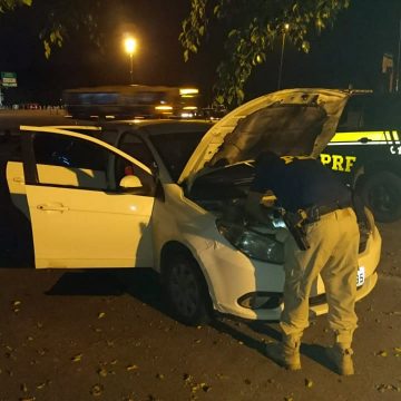 Idoso é flagrado com carro roubado e acaba preso na Rodovia Magé-Manilha