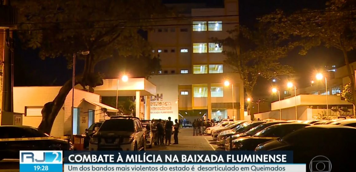 Erro em reportagem da TV Globo sobre operação contra milícia provoca confusão política em Mesquita