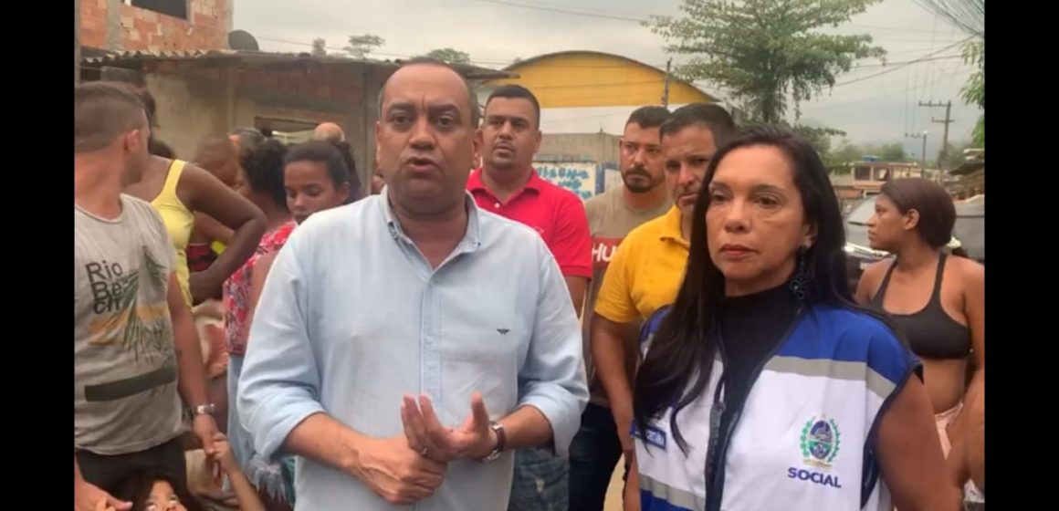 Governador Wilson atende pedido do deputado Max Lemos e envia equipes de Assistência Social para atender famílias prejudicadas pelas chuvas em Nova Iguaçu
