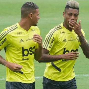 Bruno Henrique treina e tranquiliza o Flamengo; Arrascaeta faz trabalho à parte
