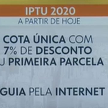 IPTU 2020: Rio disponibiliza emissão da 2ª via do carnê a partir desta sexta