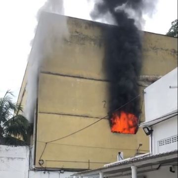 Incêndio atinge presídio em Benfica, na Zona Norte do Rio