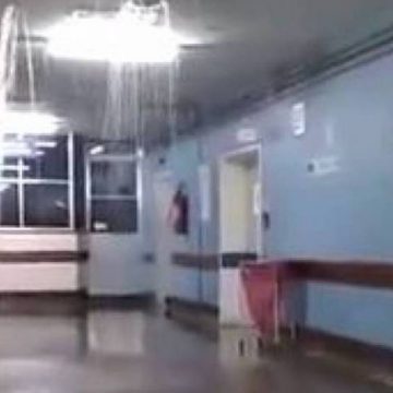 Setor de pediatria do Hospital Carlos Chagas é fechado após inundação causada pela chuva