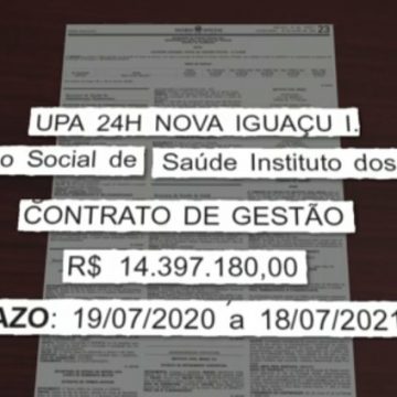 Governo do RJ recontrata sem licitação OS alvo de operação há menos de um mês