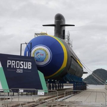 Marinha lança segundo submarino de programa orçado em R$ 37,1 bilhões e que prevê modelo de propulsão nuclear
