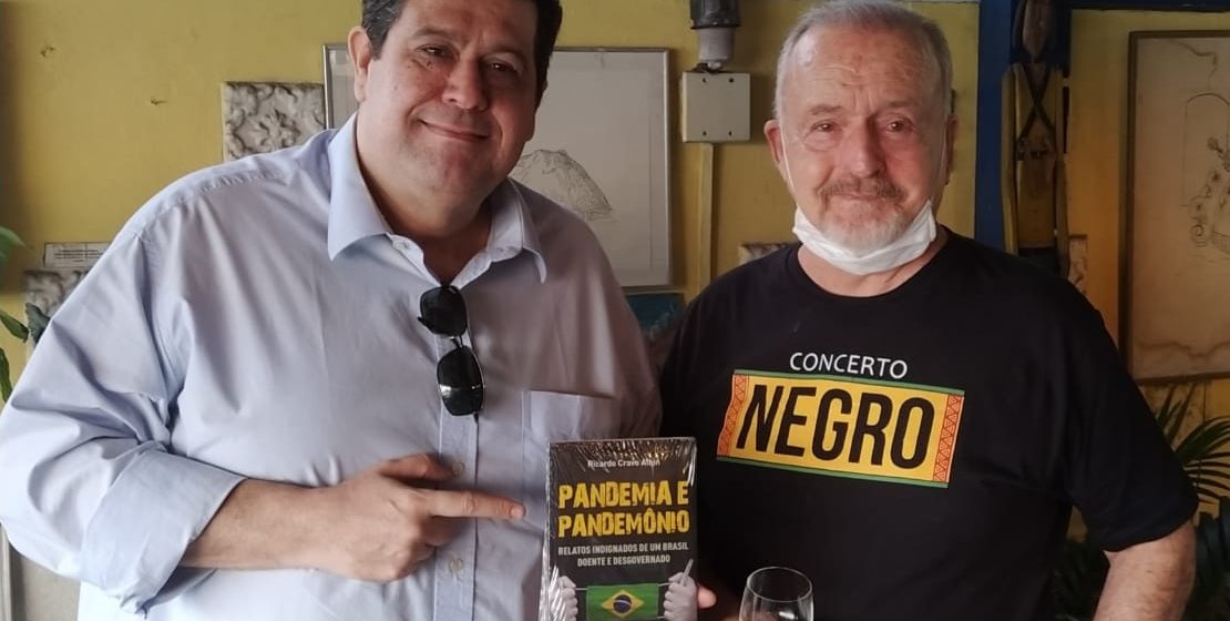 Ricardo Cravo Albin lança ‘Pandemia e Pandemônio’ dia 22 às 19h na Ipanema Wine Bar