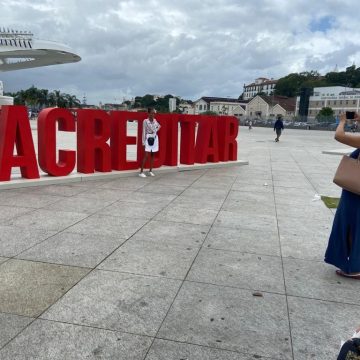 Rock in Rio instala hashtags na Praça Mauá para relembrar que sonhos devem ser vividos