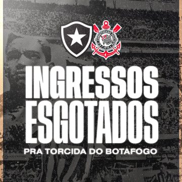 Ingressos esgotam, e estreia do Botafogo no Brasileirão deve bater público da Libertadores de 2017