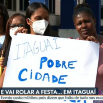 Itaguaí terá festa de aniversário com shows por R$ 2,5 milhões enquanto falta papel higiênico nas escolas, diz Sepe