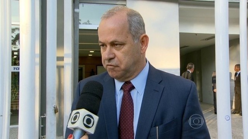 Imagem de 2018 de Domingos Brazão, atual conselheiro do Tribunal de Contas do Estado. — Foto: Reprodução/Globo